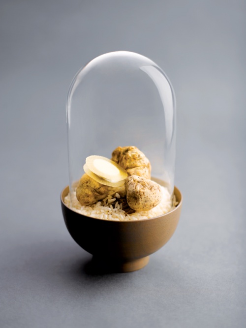 Frozen Truffle (Photo by Photo Edmond Ho for Octaphilosophy: The Eight Elements of Restaurant André by André Chiang, Phaidon 2016)